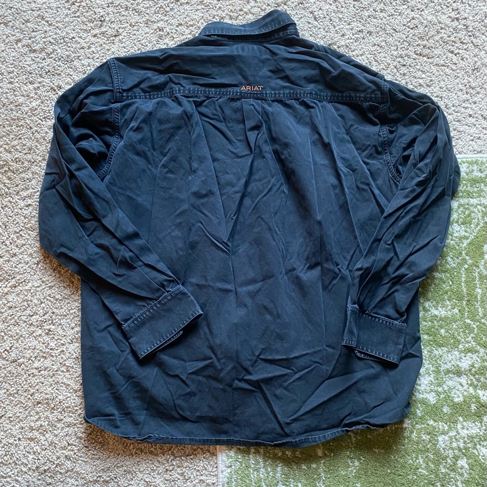 Ariat Charcoal Colored Button Down - image 3